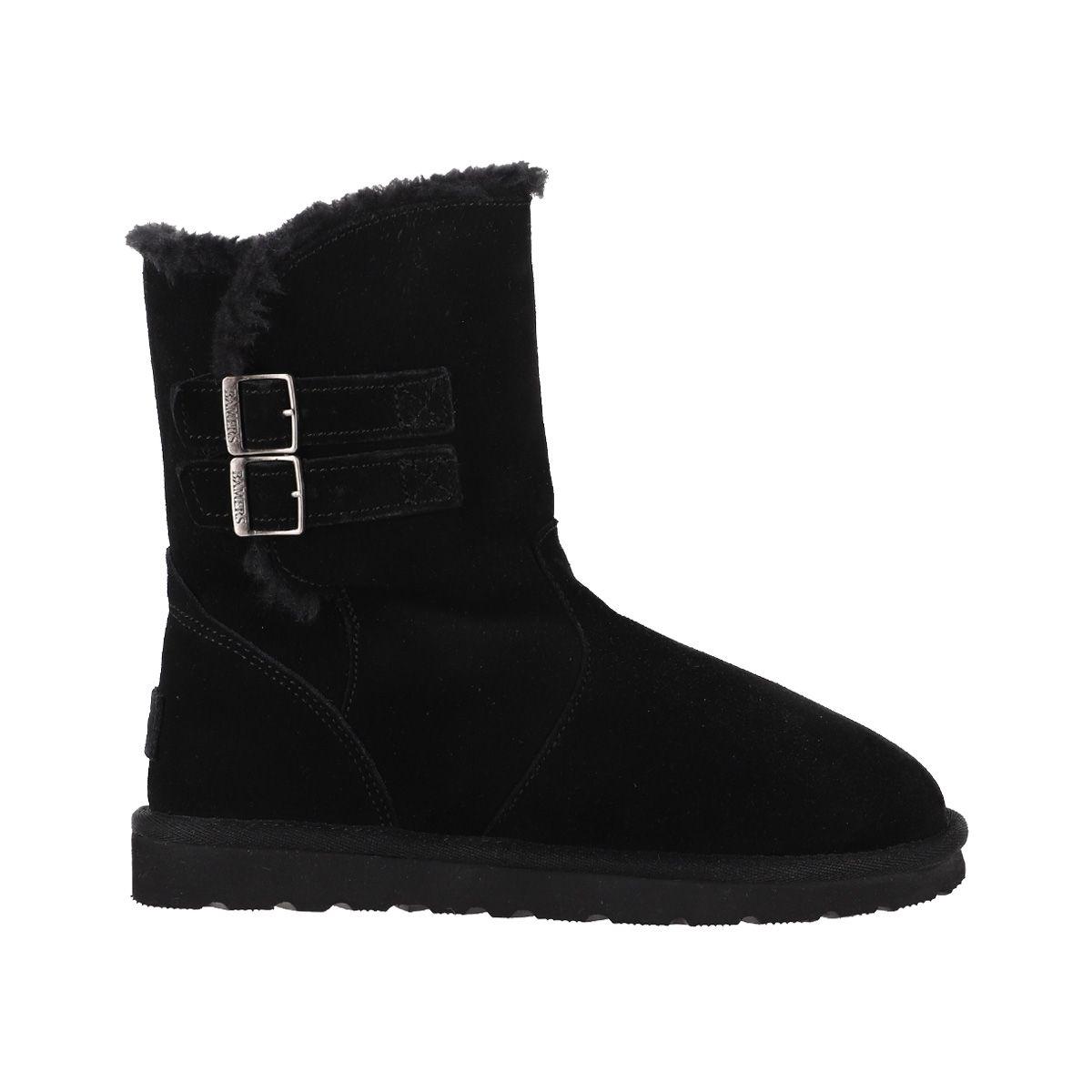 Bota Mujer Bamers Blast Strap Cuero II Negro-0