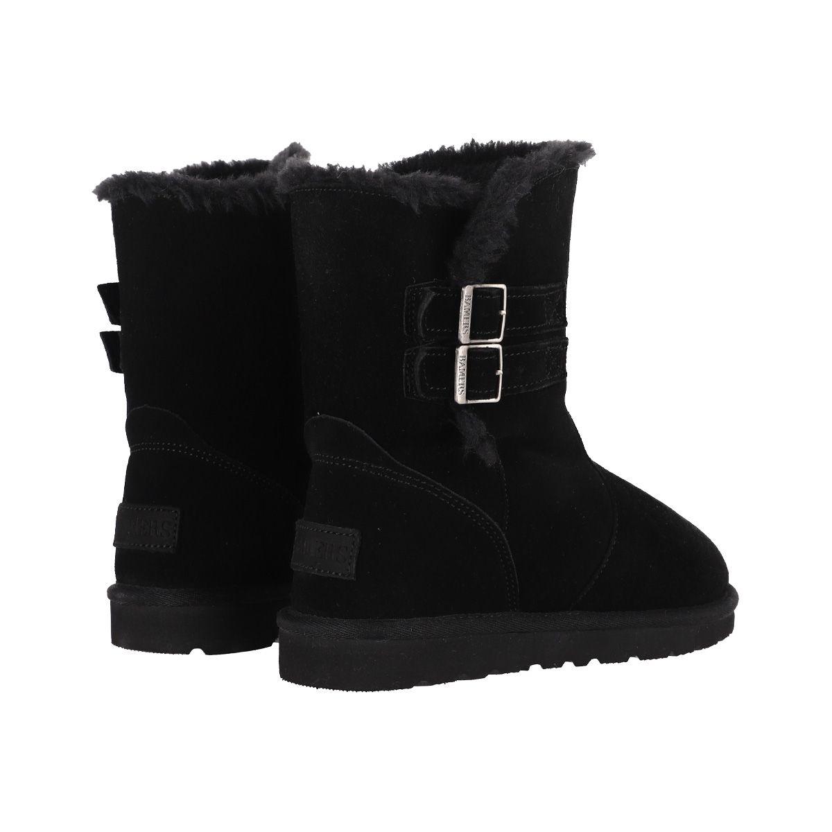 Bota Mujer Bamers Blast Strap Cuero II Negro-5