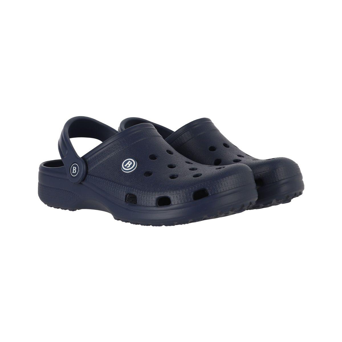 Zuecos Mujer Air Bamers Estampado Azul-4