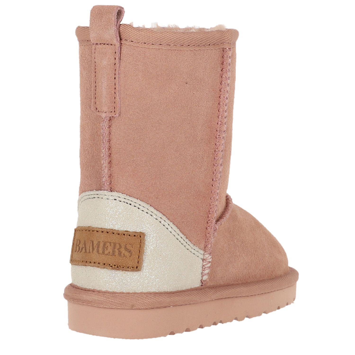 Bota Bamers Blast Zip Leather Niña Rosado-2