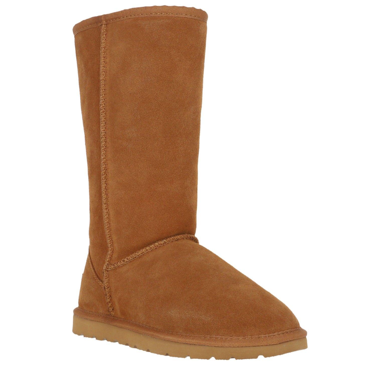 Bota Bamers Blast High Leather Mujer Caramelo-1