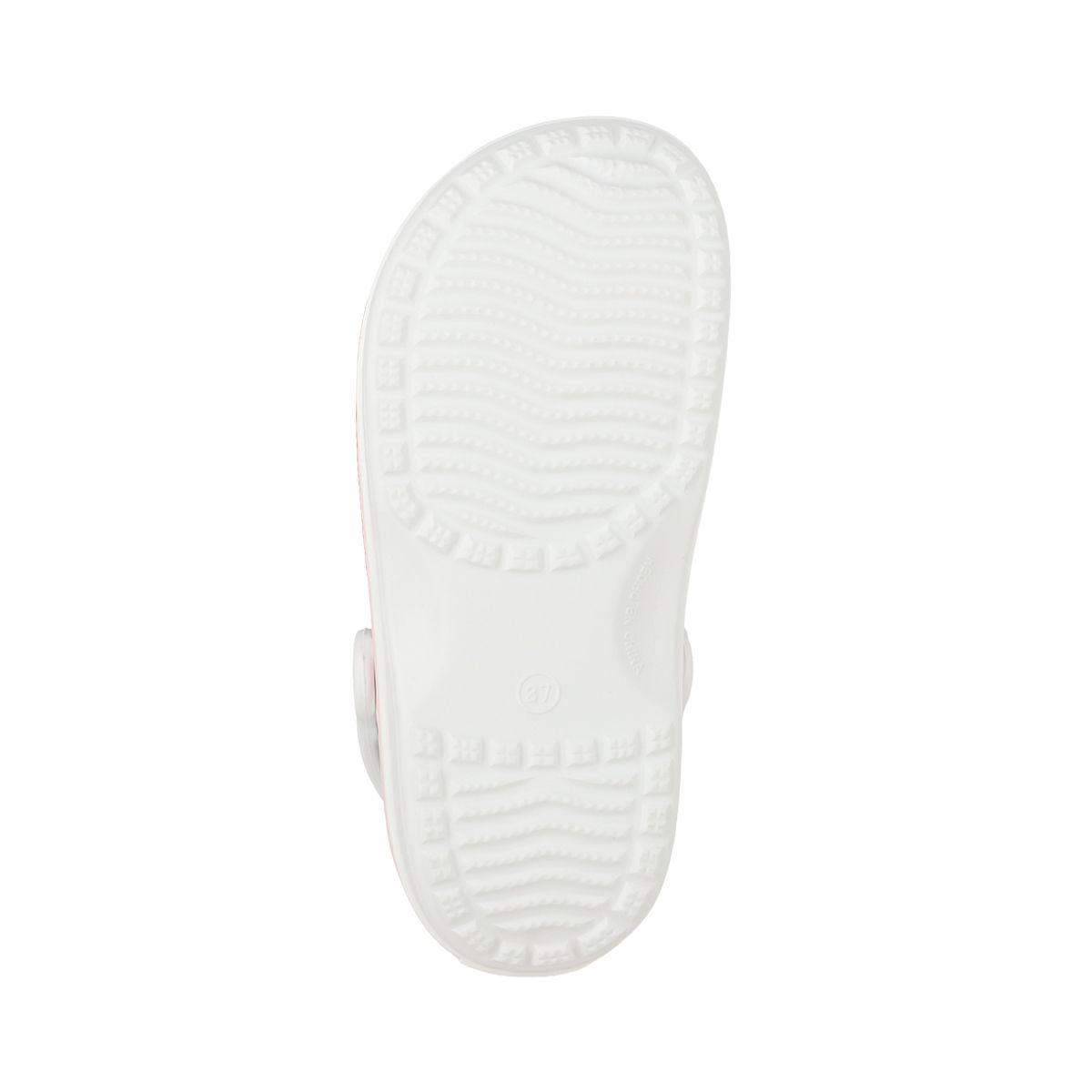 Zuecos Mujer Airline Bamers Estampado Blanco-3