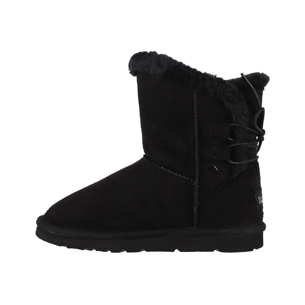Botas  Niñas Bamers  Dominica Fiber Negro-1