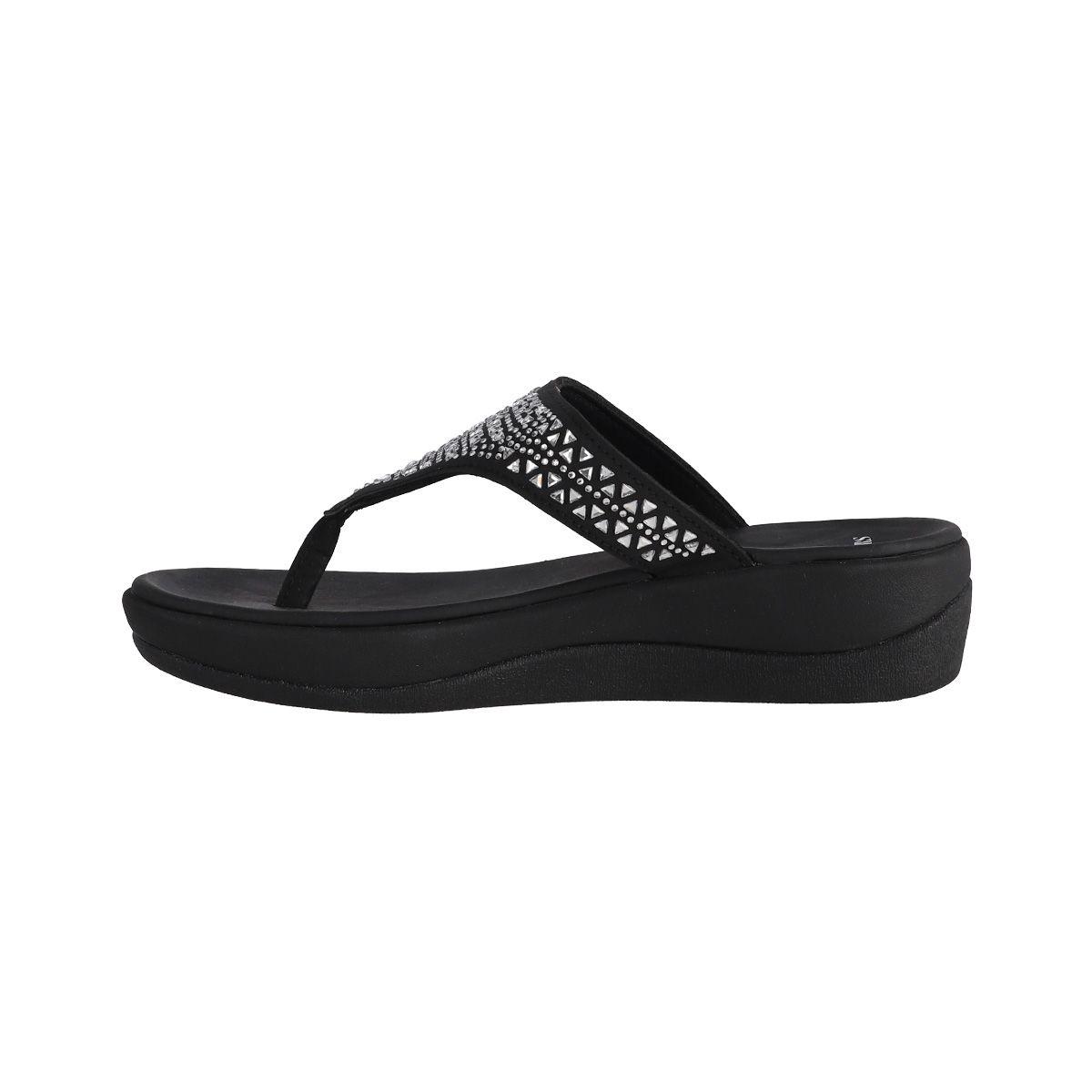 Hawaianas Plataforma Mujer Bamers Cruz Negro-1