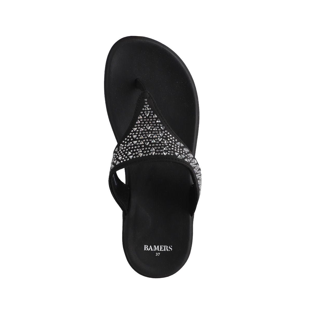 Hawaianas Plataforma Mujer Bamers Cruz Negro-2
