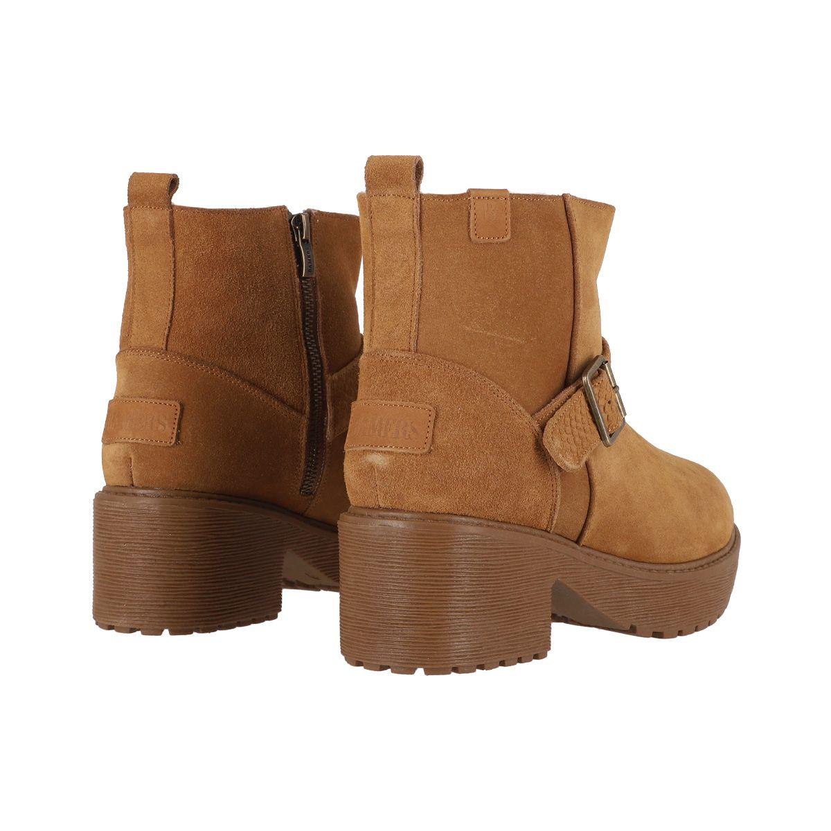 Botines Cuero Mujer Bamers  Charme Heel II Caramelo-5