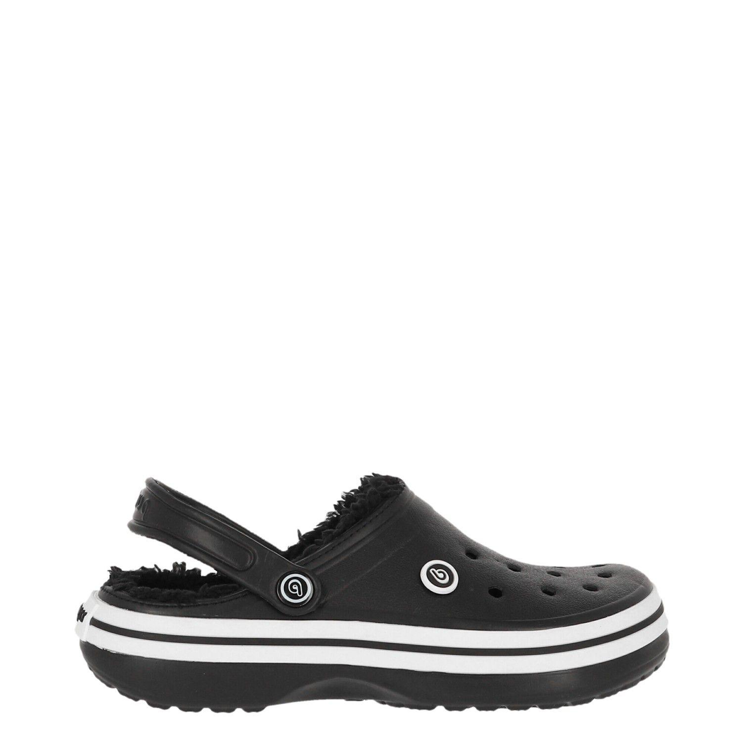 Zueco Negro Bamers Refugio Line Mujer-0