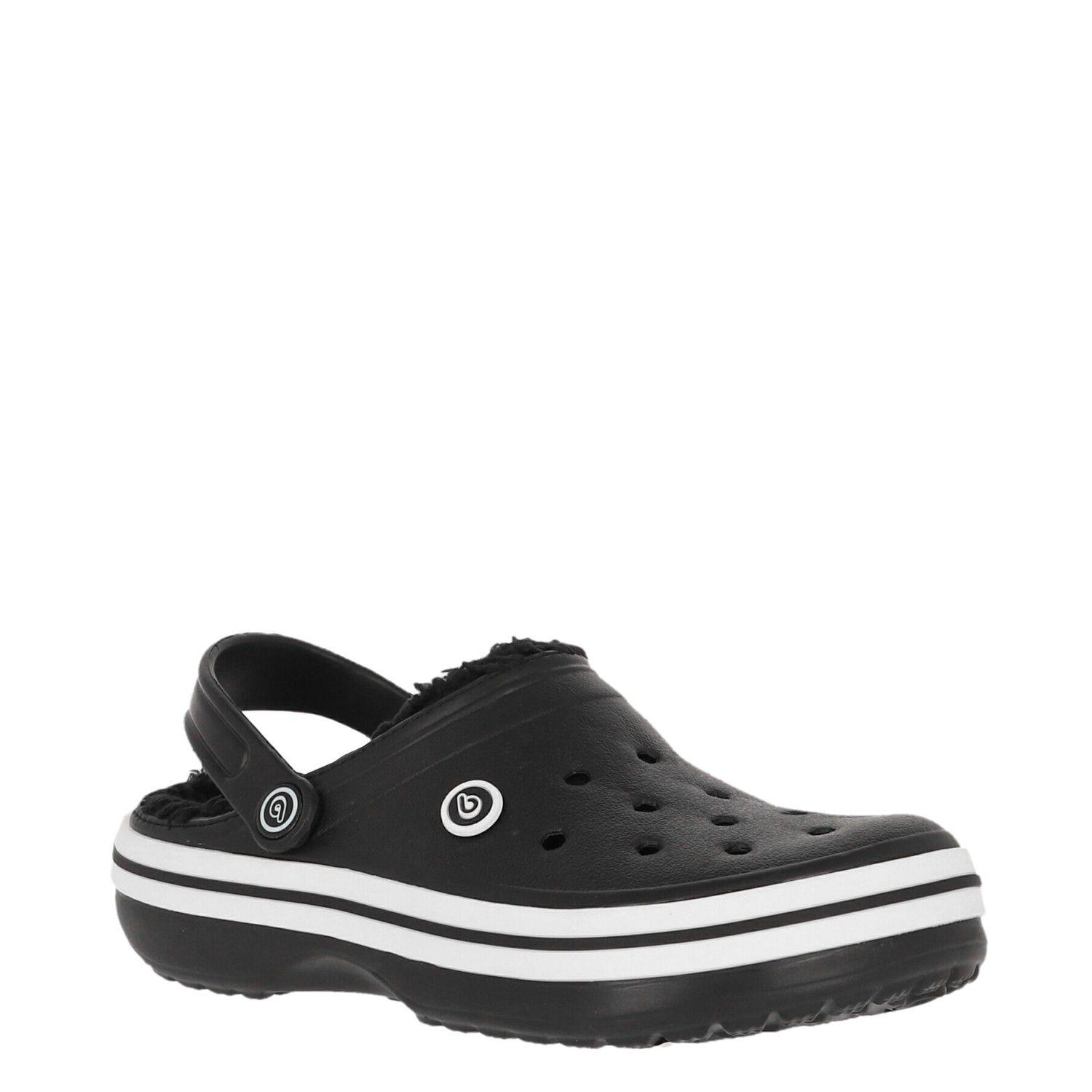 Zueco Negro Bamers Refugio Line Mujer-1