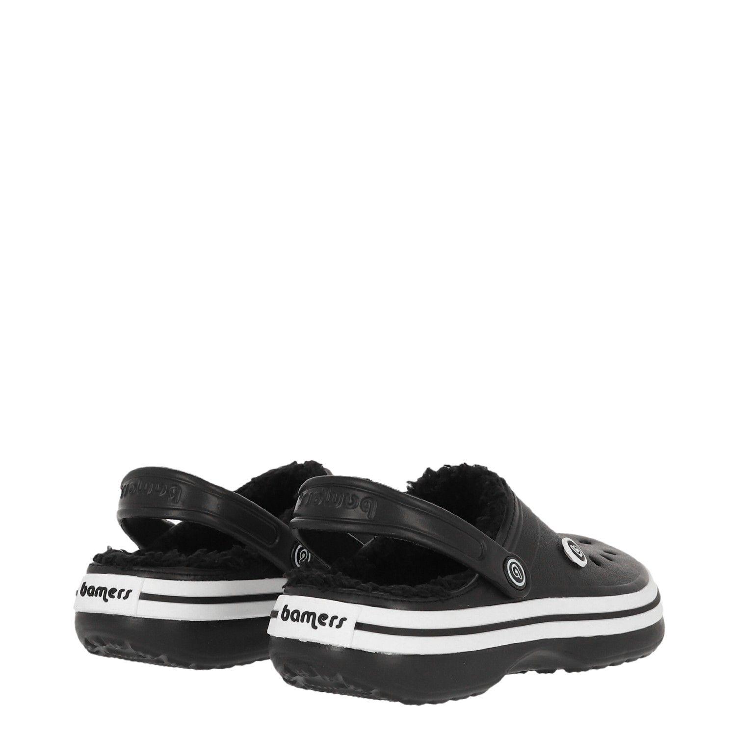 Zueco Negro Bamers Refugio Line Mujer-4