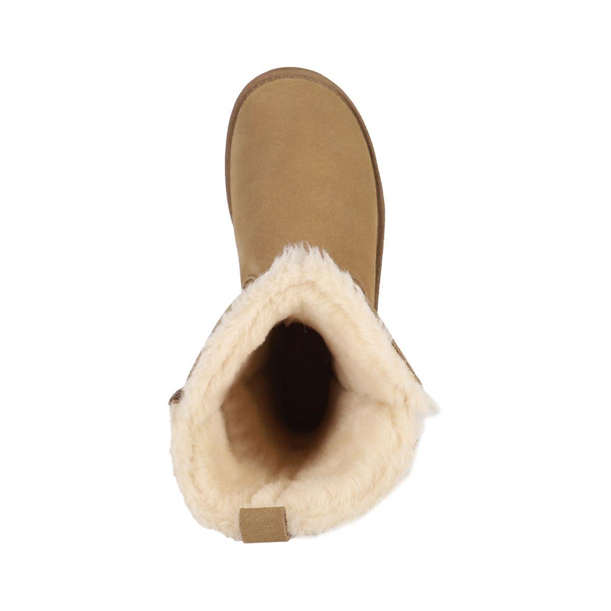 Bota Bamers Blast Belt Cuero Mujer Beige-2