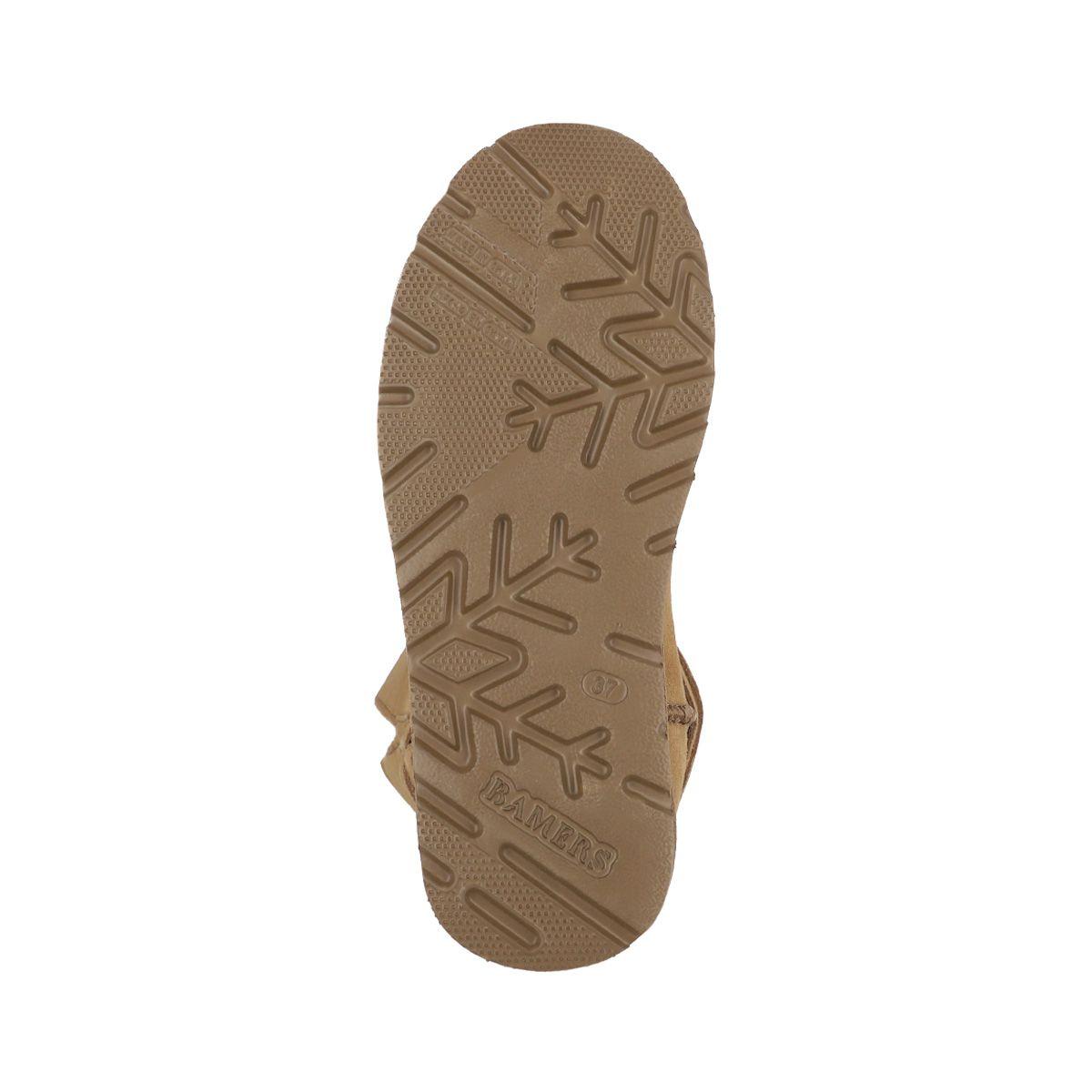 Bota Bamers Blast Belt Cuero Mujer Beige-3