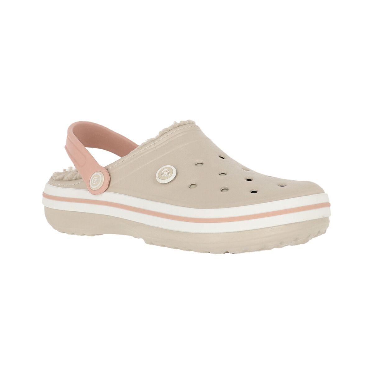 Zueco Bamers Refugio Line Mujer Beige-1