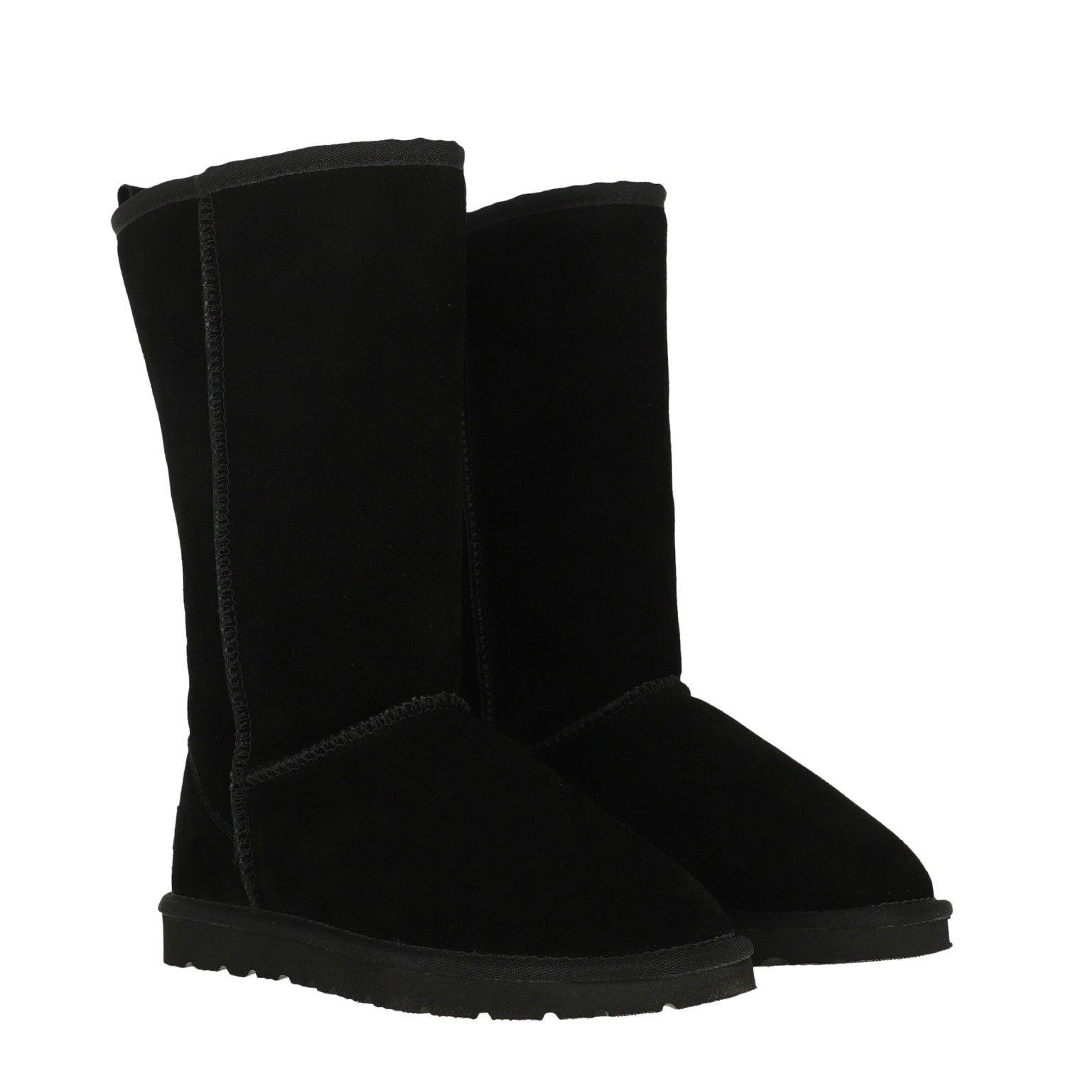 Bota Mujer  Bamers Blast High Leather  Negro-3