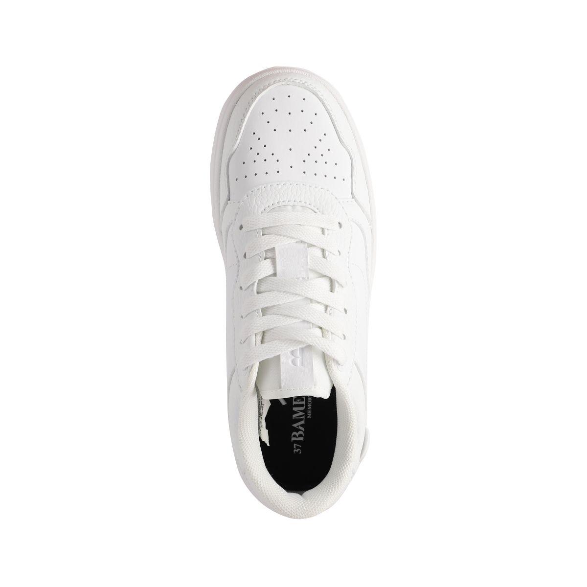 Zapatillas Plataforma Mujer Bamers Girona High Blanco-2