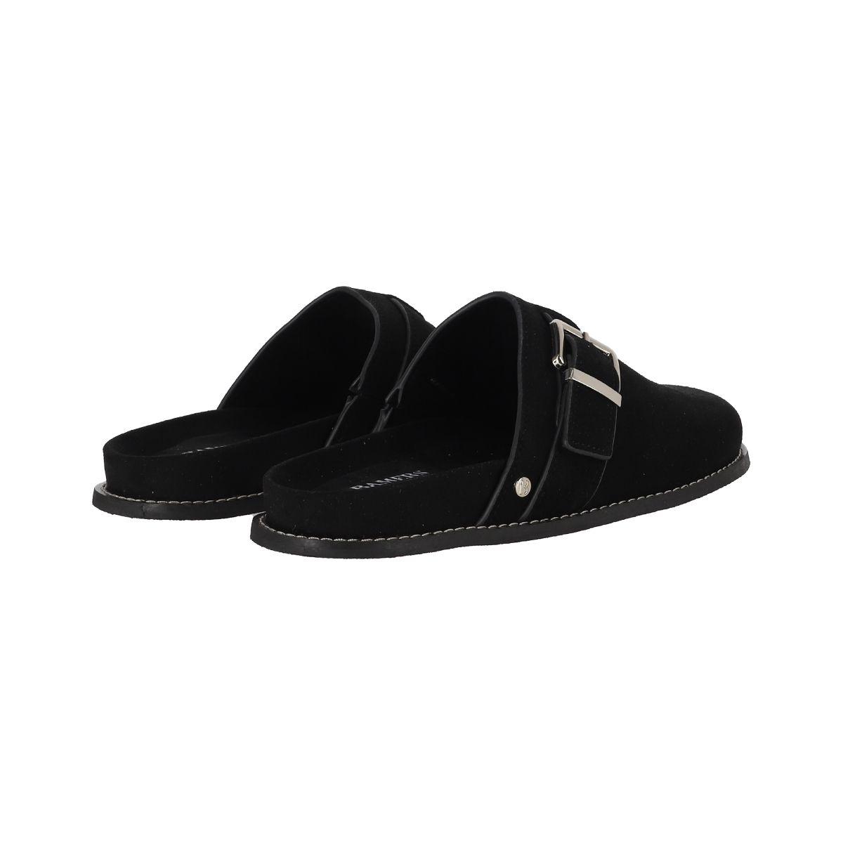 Zuecos Mujer Micaela Leather Negro Bamers-5