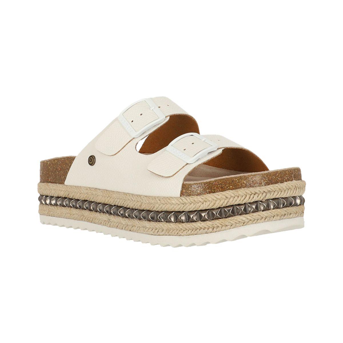 Sandalia Bamers Kend Yute High Studs Mujer Blanco-1