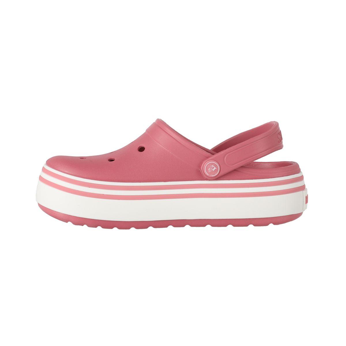 Zuecos Plataforma Mujer Bamers Airline Rosado-1