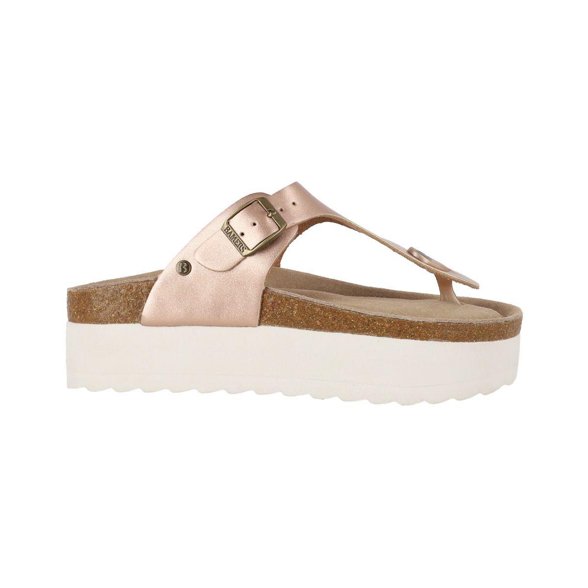 Sandalias Mujer con Plataforma Kend Capri High Bamers Rosadas-0
