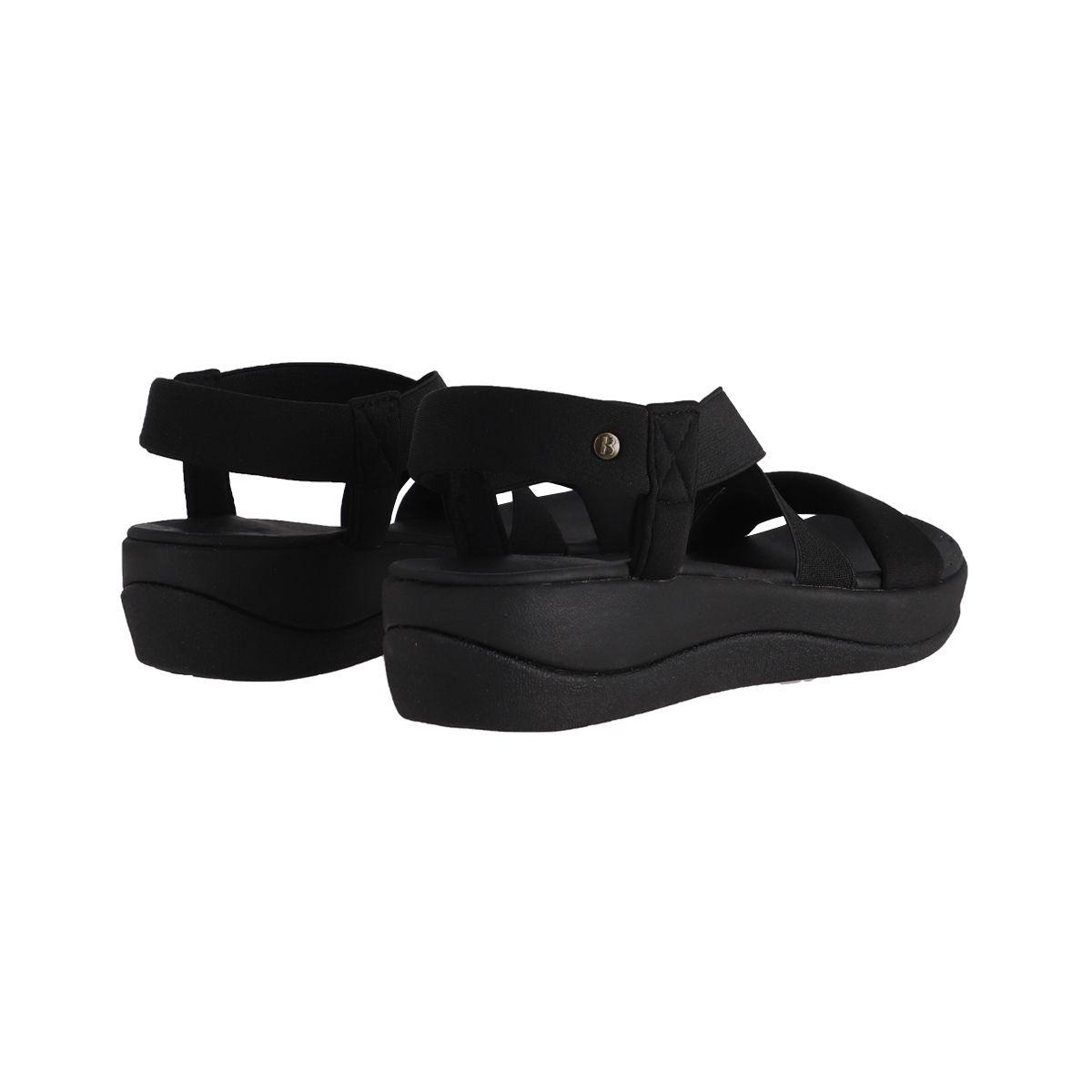 Sandalias Plataforma Mujer Bamers Capri Negro-4