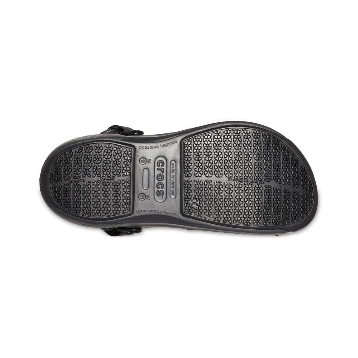 Zueco Crocs Bistro Pro LiteRide Unisex Black-2