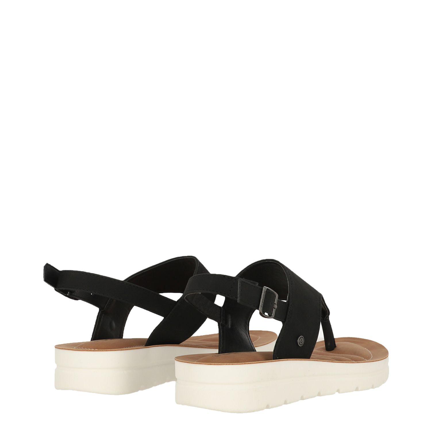 Sandalia Mujer  Bamers Amapola Negro-4