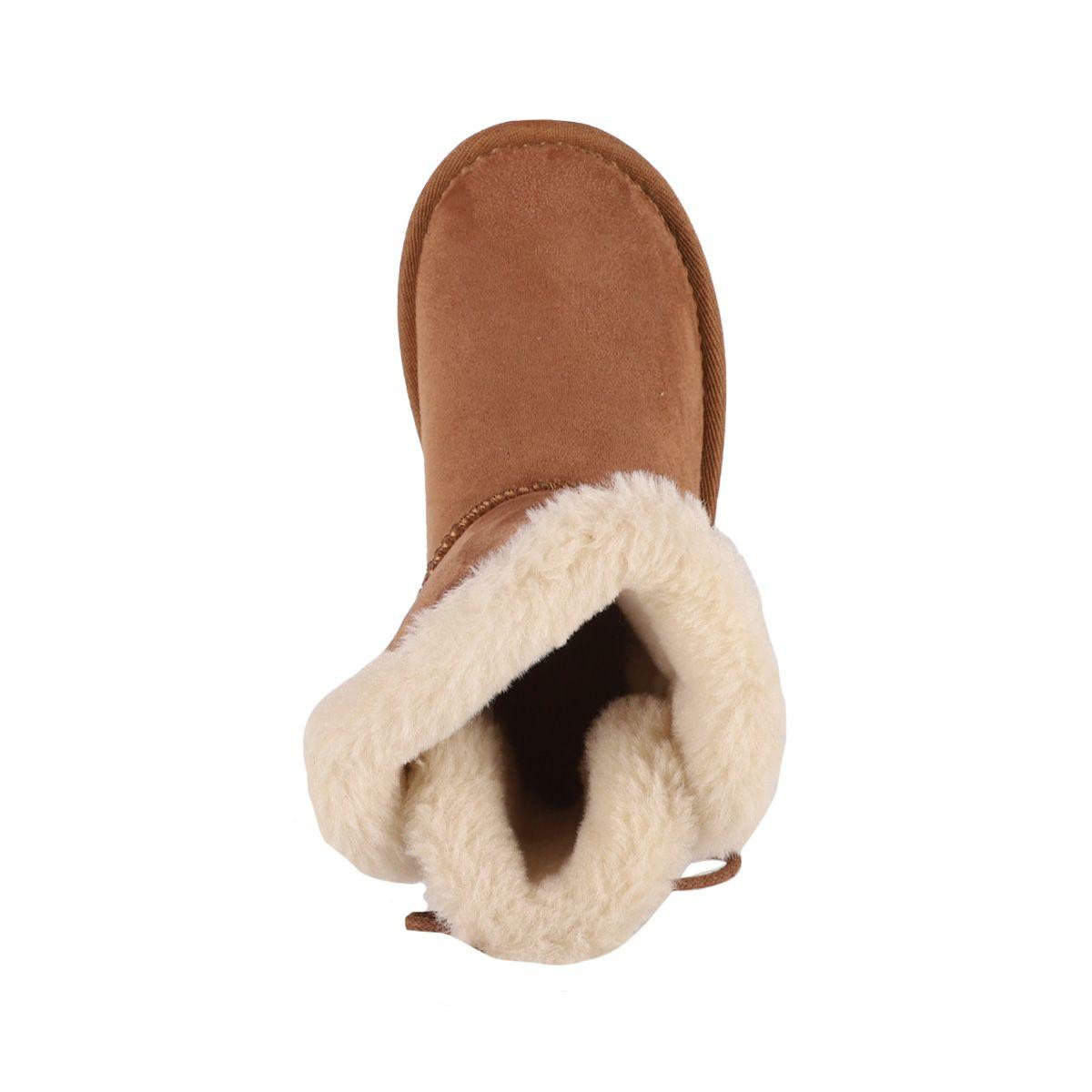 Botas  Niñas Bamers  Dominica Fiber Caramelo-2