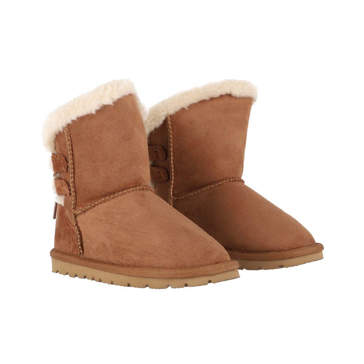Botas  Niñas Bamers  Dominica Fiber Caramelo-4