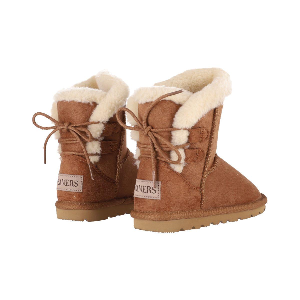 Botas  Niñas Bamers  Dominica Fiber Caramelo-5