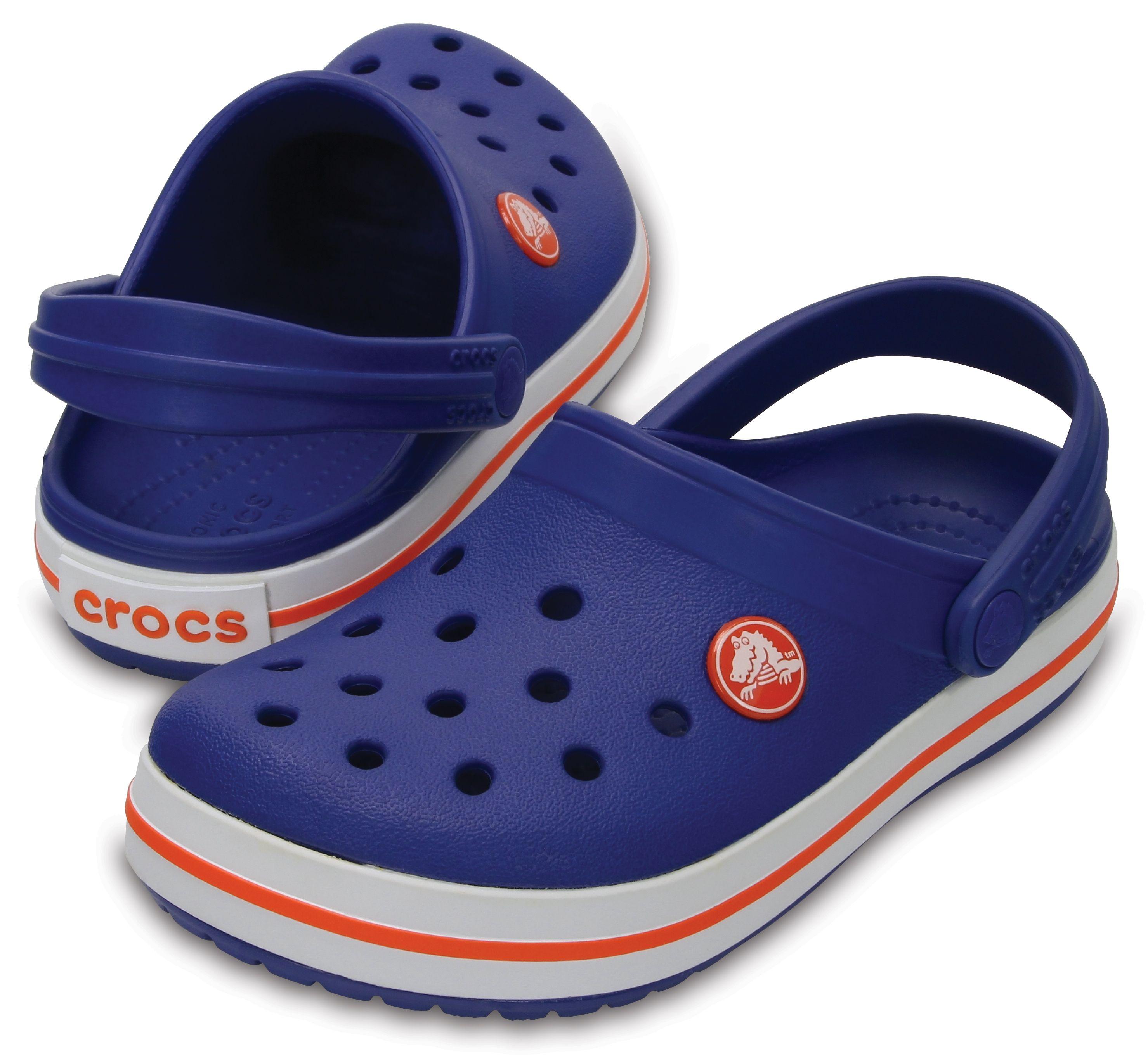 Zuecos Crocs Crocband Clog K Unisex Cerulean Blue-0