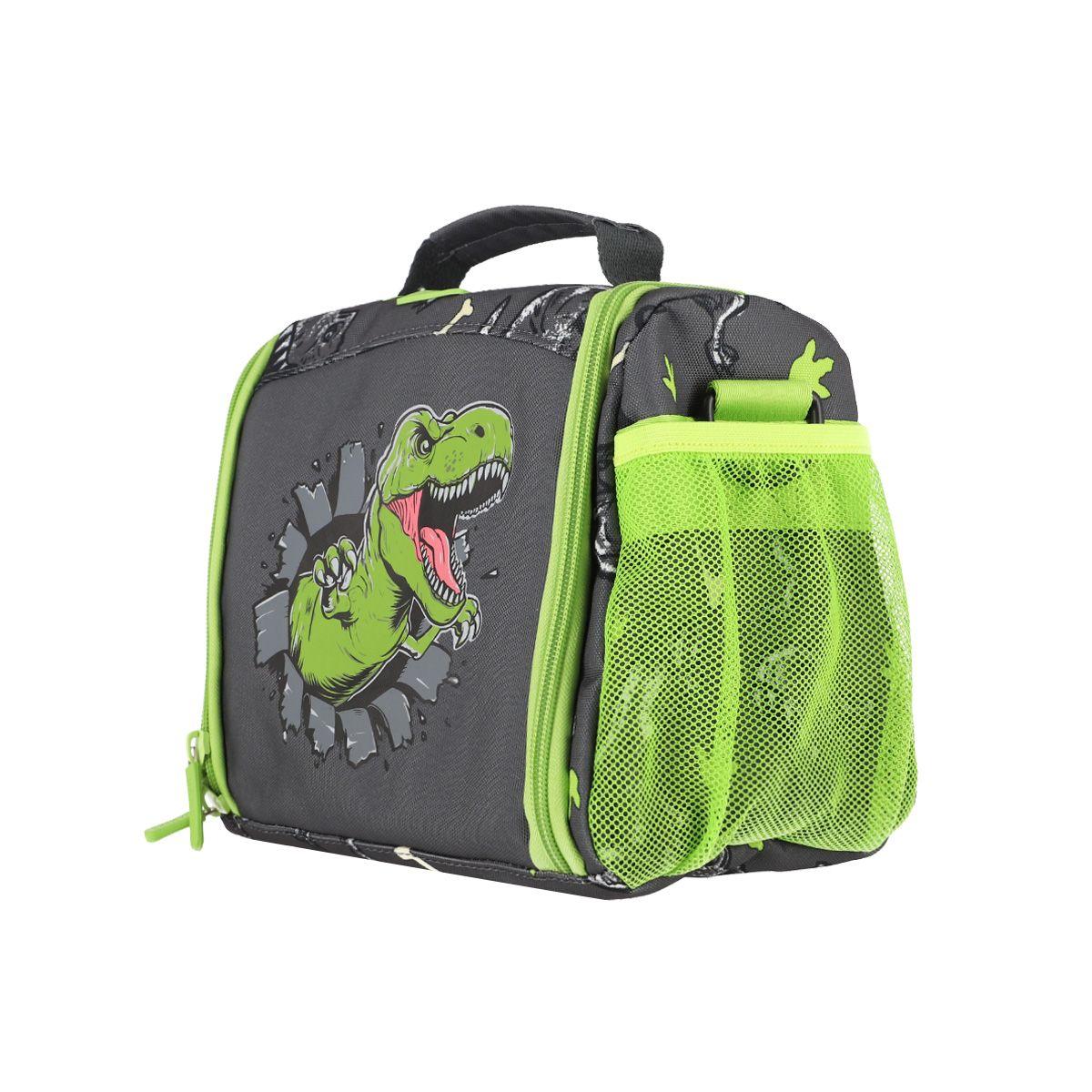 Lonchera  Bamers Dinosaurio Gris-2