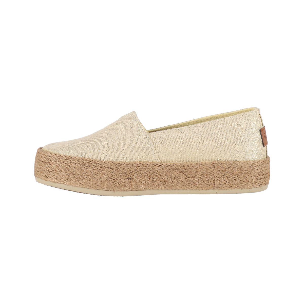 Alpargatas Mujer Dorada Bamers Sandy-1