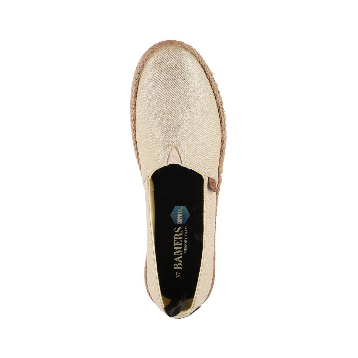 Alpargatas Mujer Dorada Bamers Sandy-2