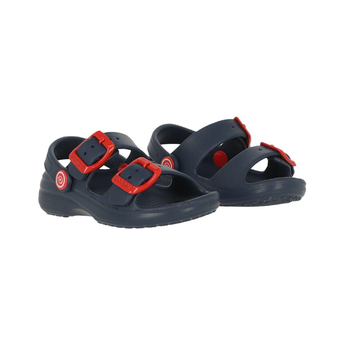 Sandalia Bamers Kend Heel Band Niño Azul Marino-2