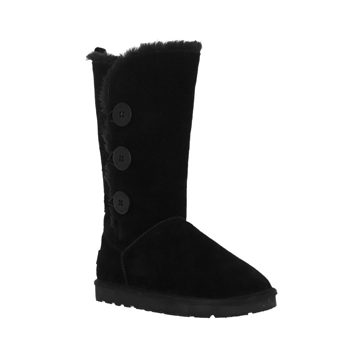 Bota Bamers Blast Button High Mujer Negro-1
