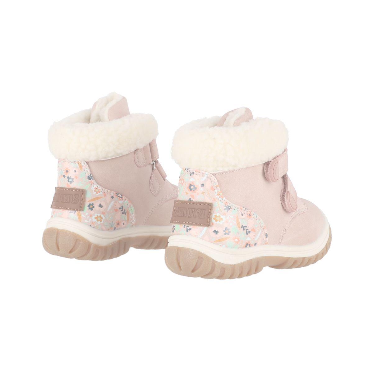 Botines Niñas Bamers Bootie Fur Rosa Viejo-5