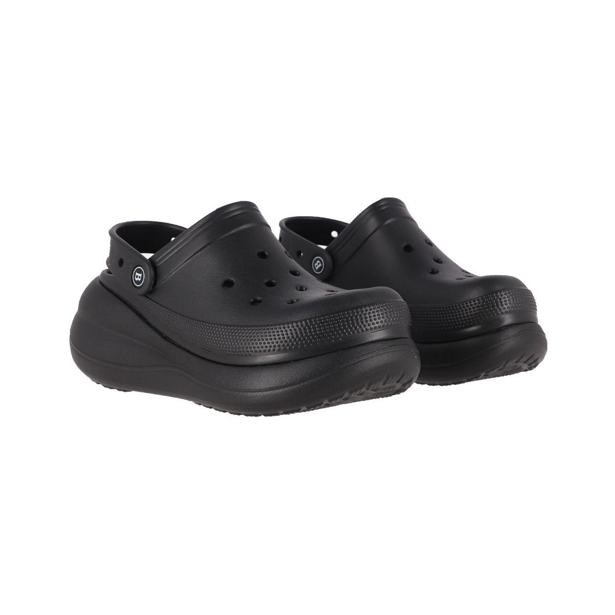 Zuecos Plataforma  Mujer Bamers  Air Negro-4