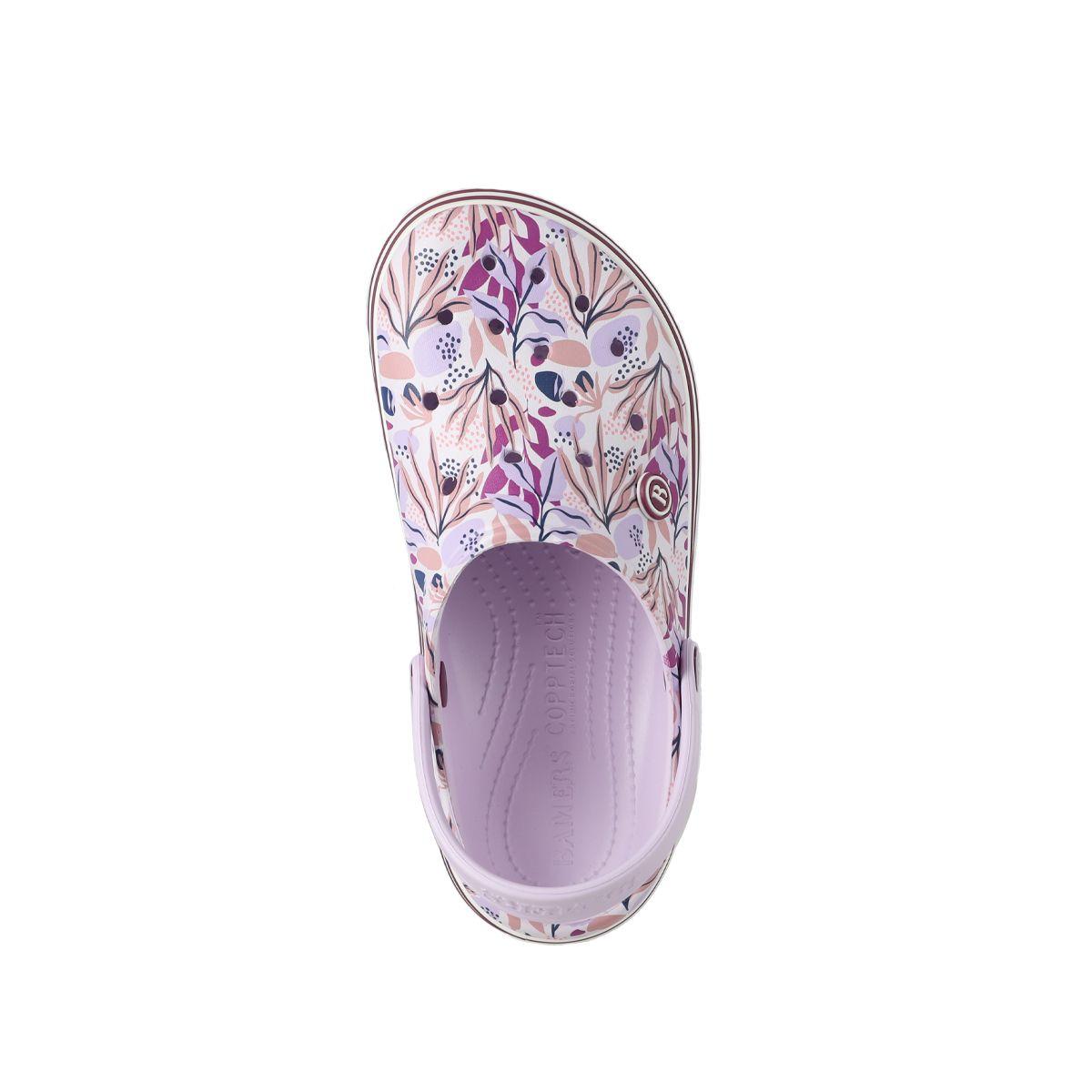 Zuecos Plataforma Mujer Bamers Airline Print-2