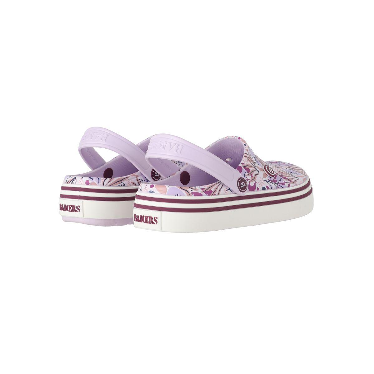 Zuecos Plataforma Mujer Bamers Airline Print-5