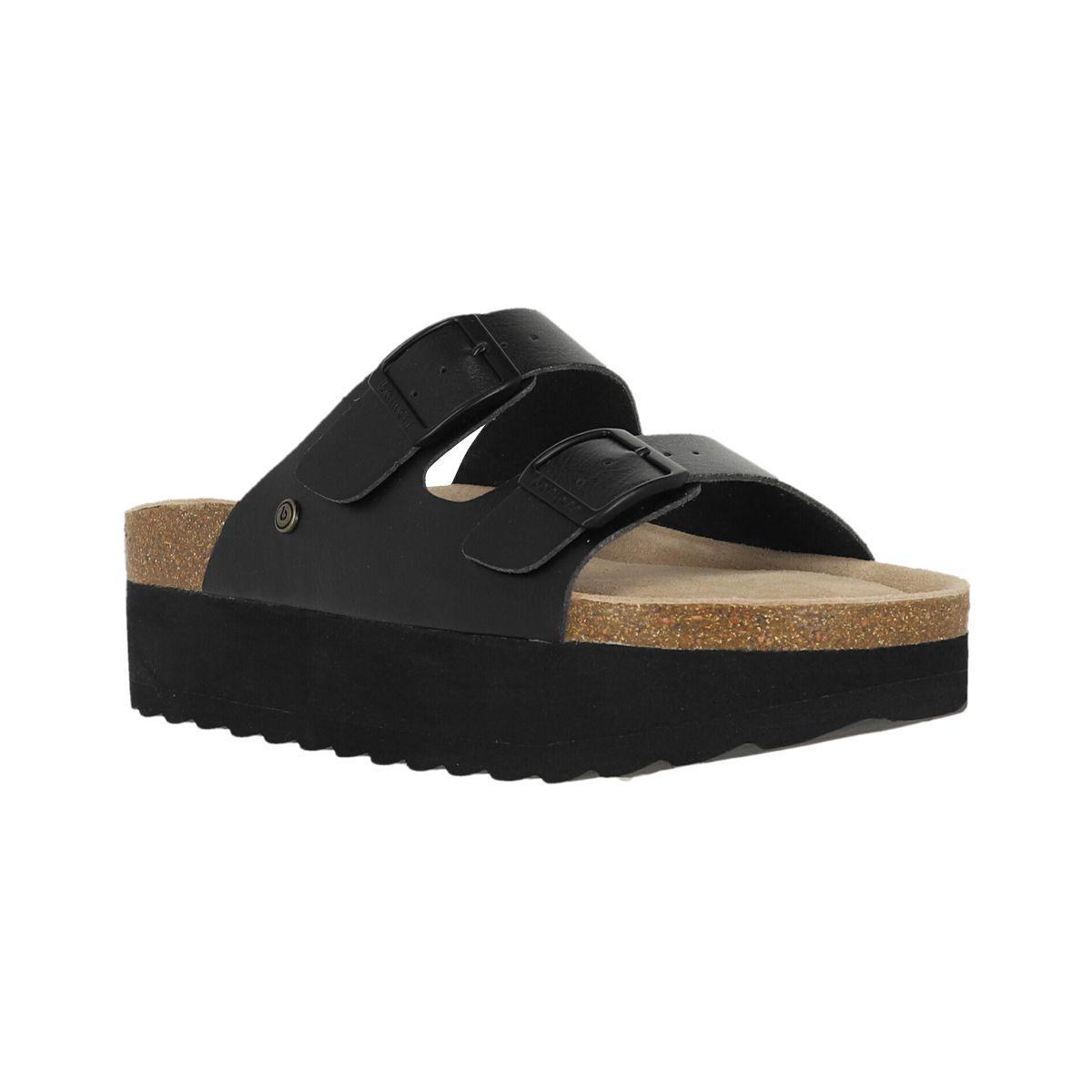 Sandalia Mujer  Bamers Kend High Negro l-1
