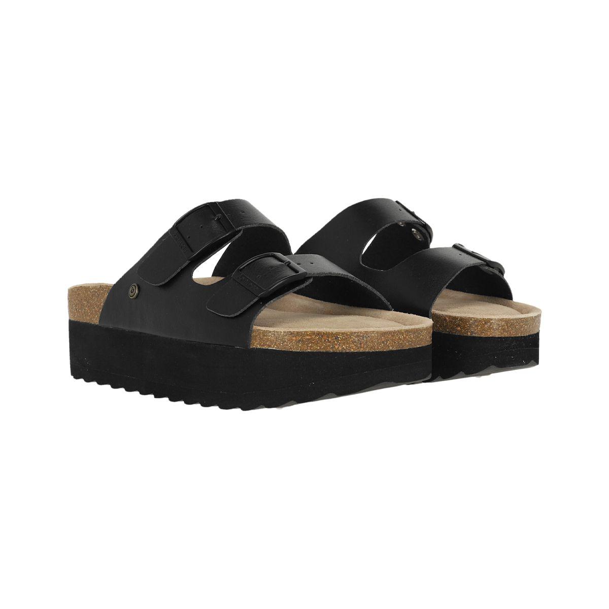 Sandalia Mujer  Bamers Kend High Negro l-2