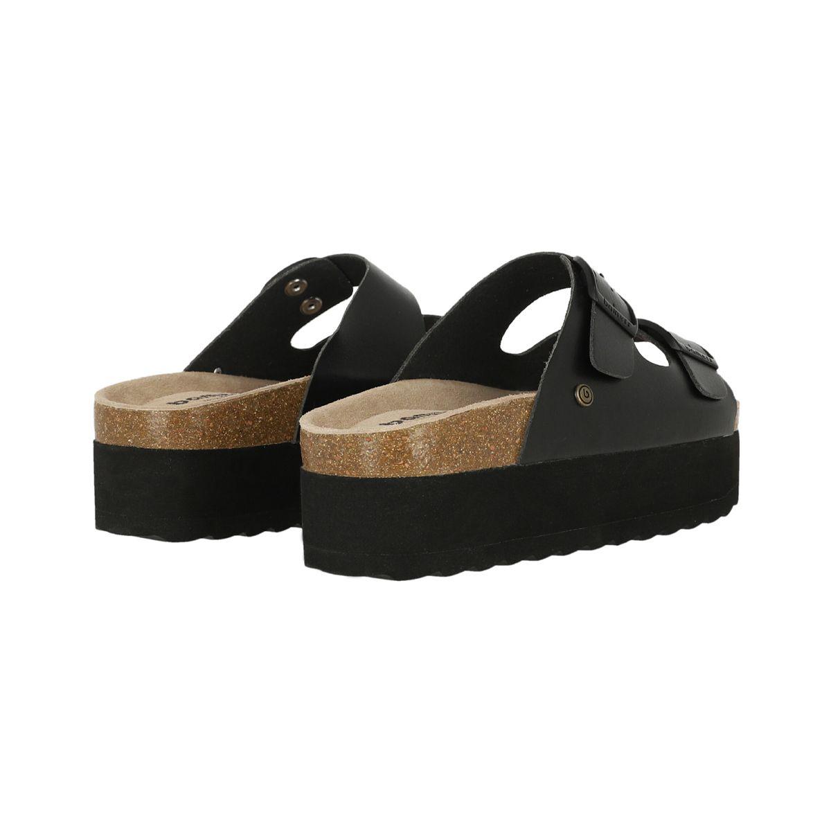 Sandalia Mujer  Bamers Kend High Negro l-3