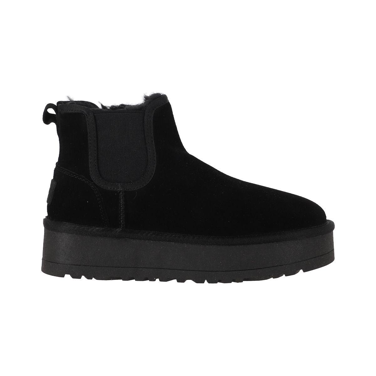Botas Mujer Chelsea Negro Plataforma Bamers-0