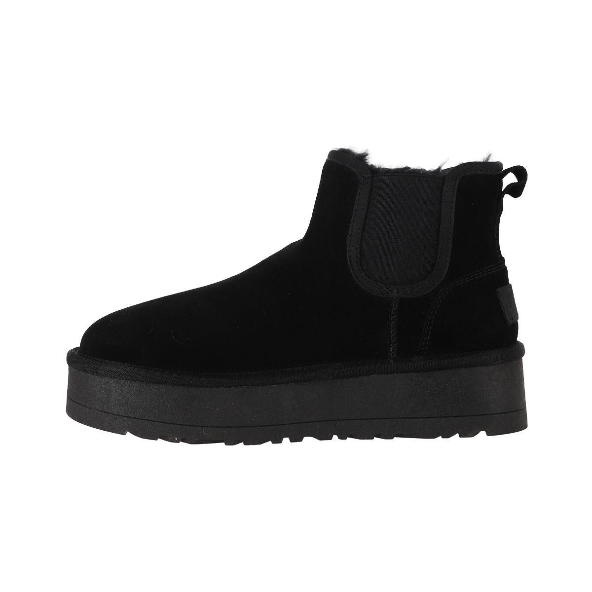 Botas Mujer Chelsea Negro Plataforma Bamers-1