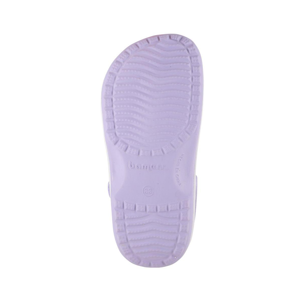 Zuecos Joven Airline Bamers Morado-3
