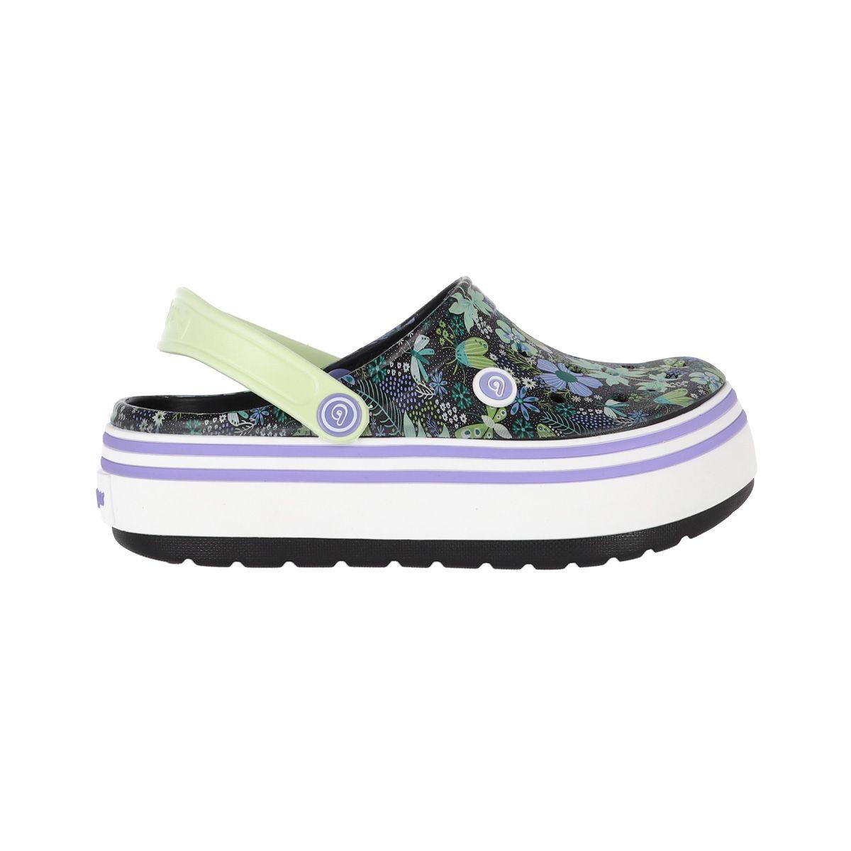 Zueco Mujer  Bamers Airline High Negro Print-0