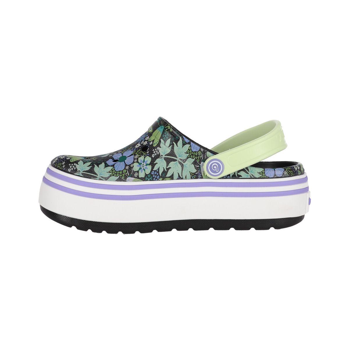 Zueco Mujer  Bamers Airline High Negro Print-1
