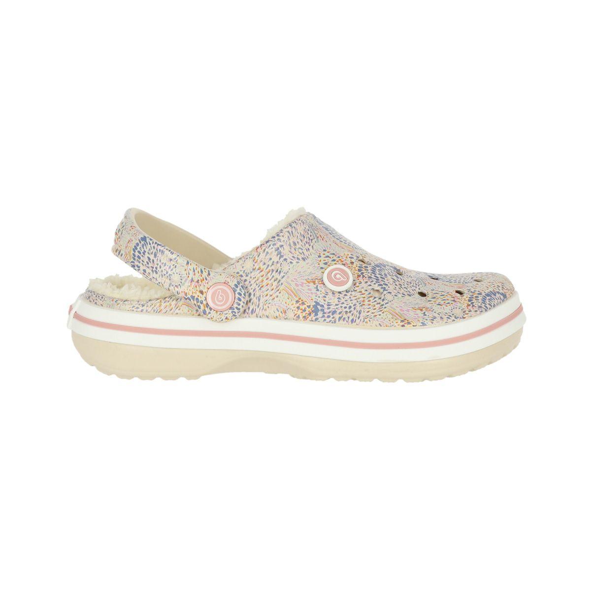 Zuecos Mujer Gris Bamers Refugio Line-0
