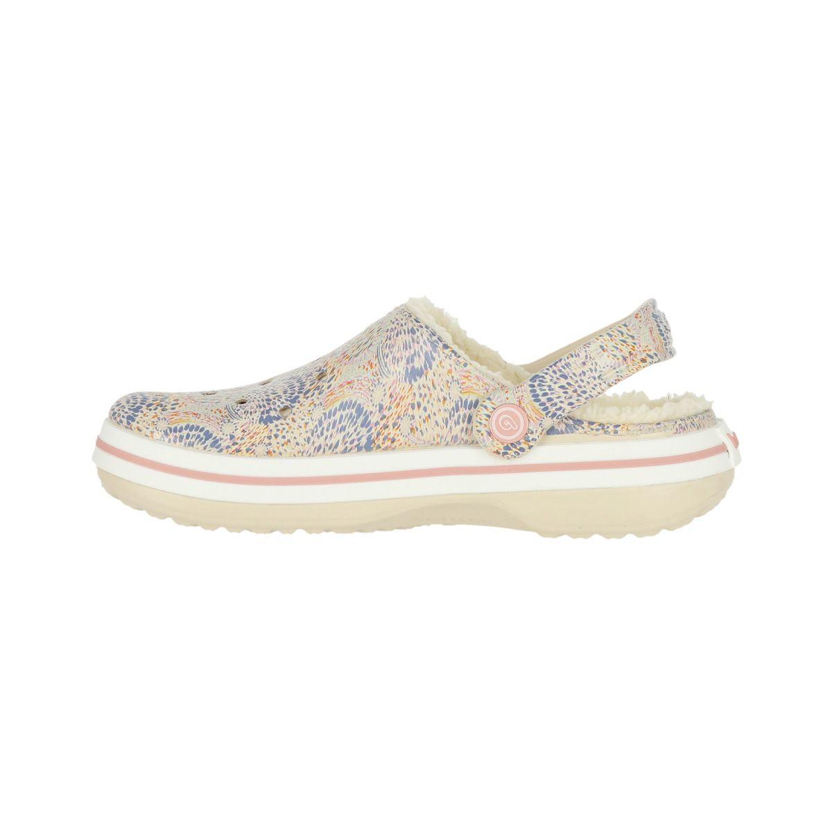 Zuecos Mujer Gris Bamers Refugio Line-1
