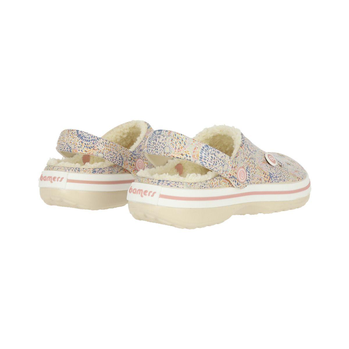 Zuecos Mujer Gris Bamers Refugio Line-3