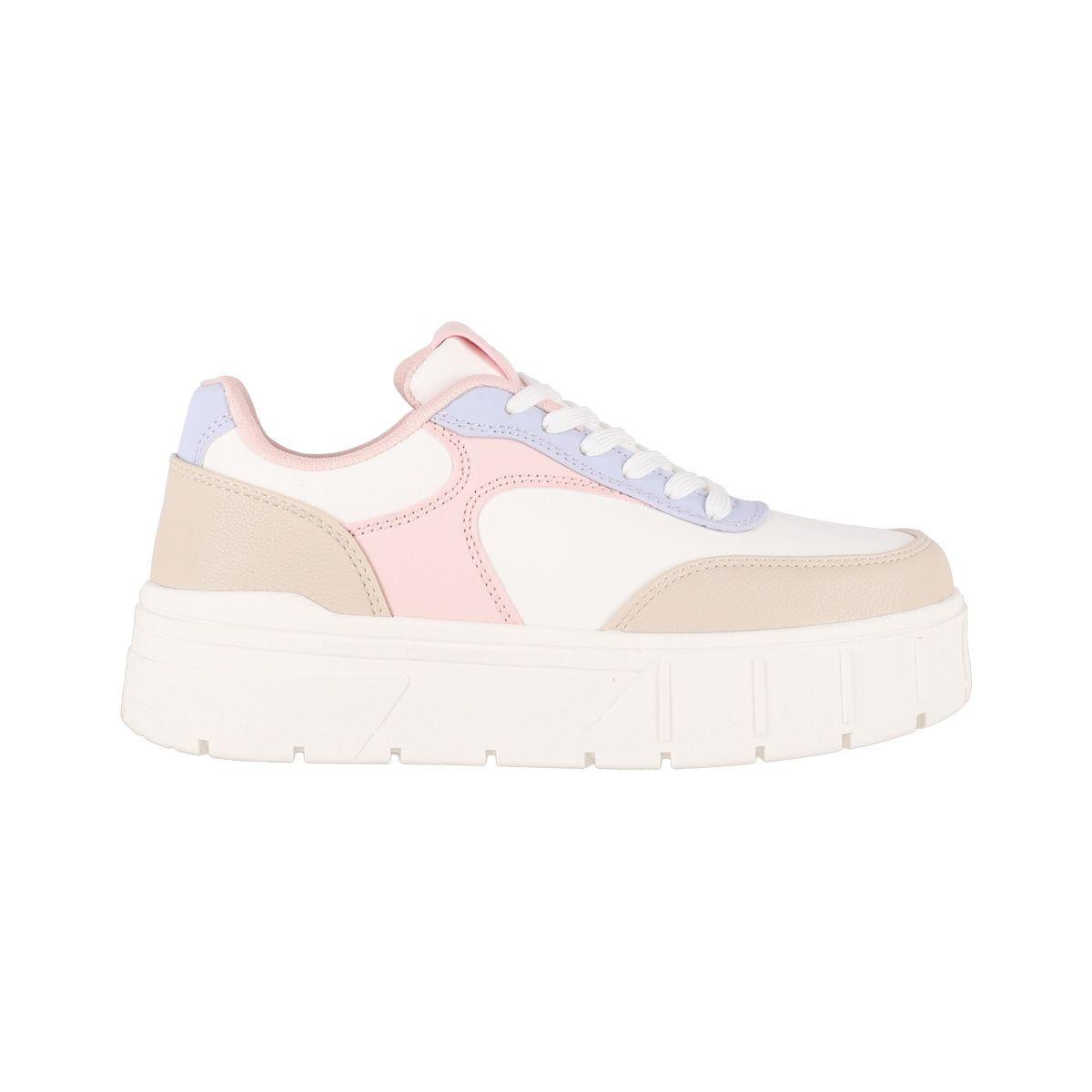 Zapatillas Plataforma Mujer  Bamers Cannes Blanco-0